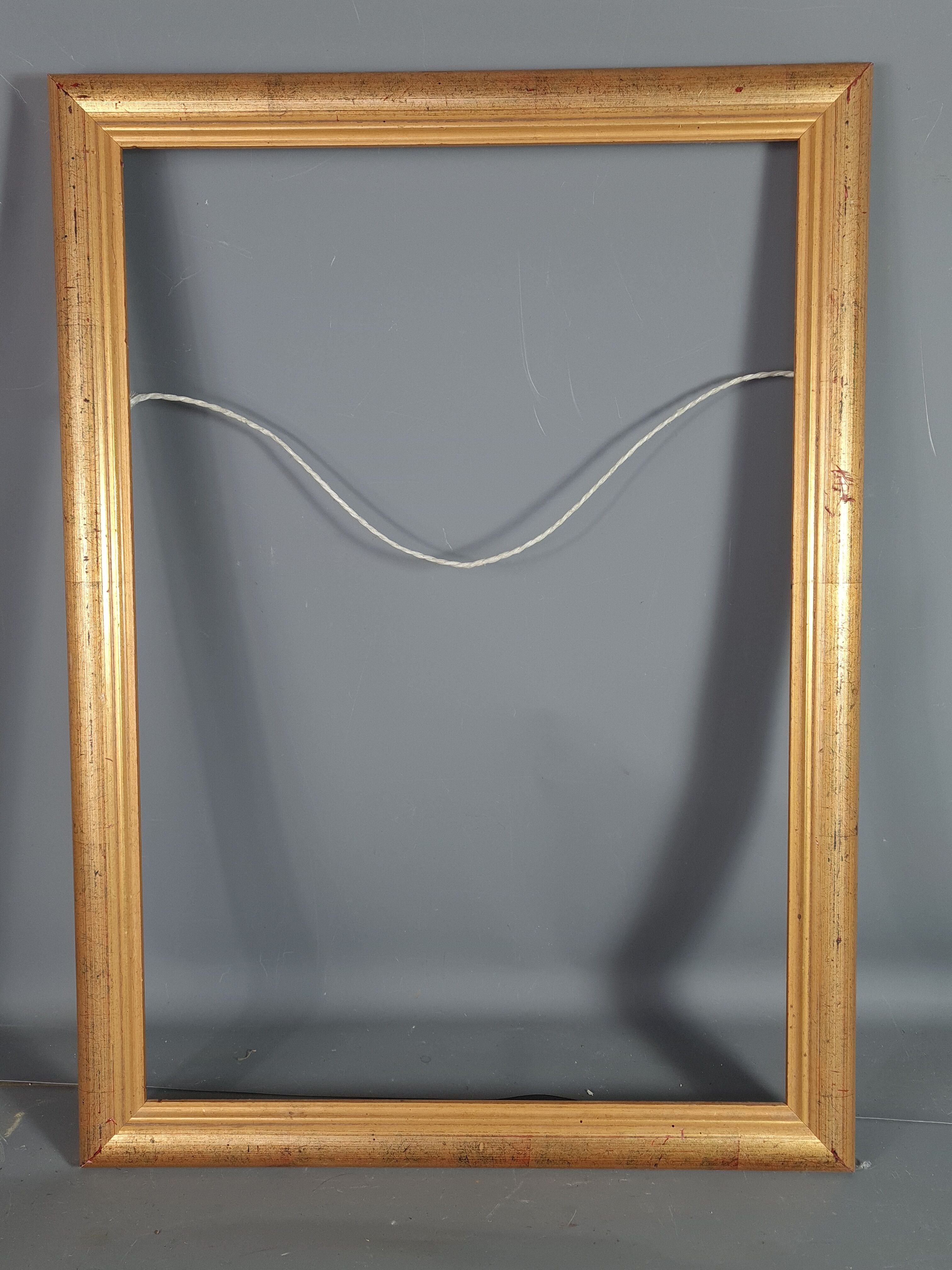 Gilded wooden frame gilded with gold leaf 62x45 cm, foliage 55.4x38.2 cm SB