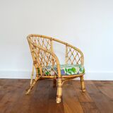 Vintage rattan lounge set 1970