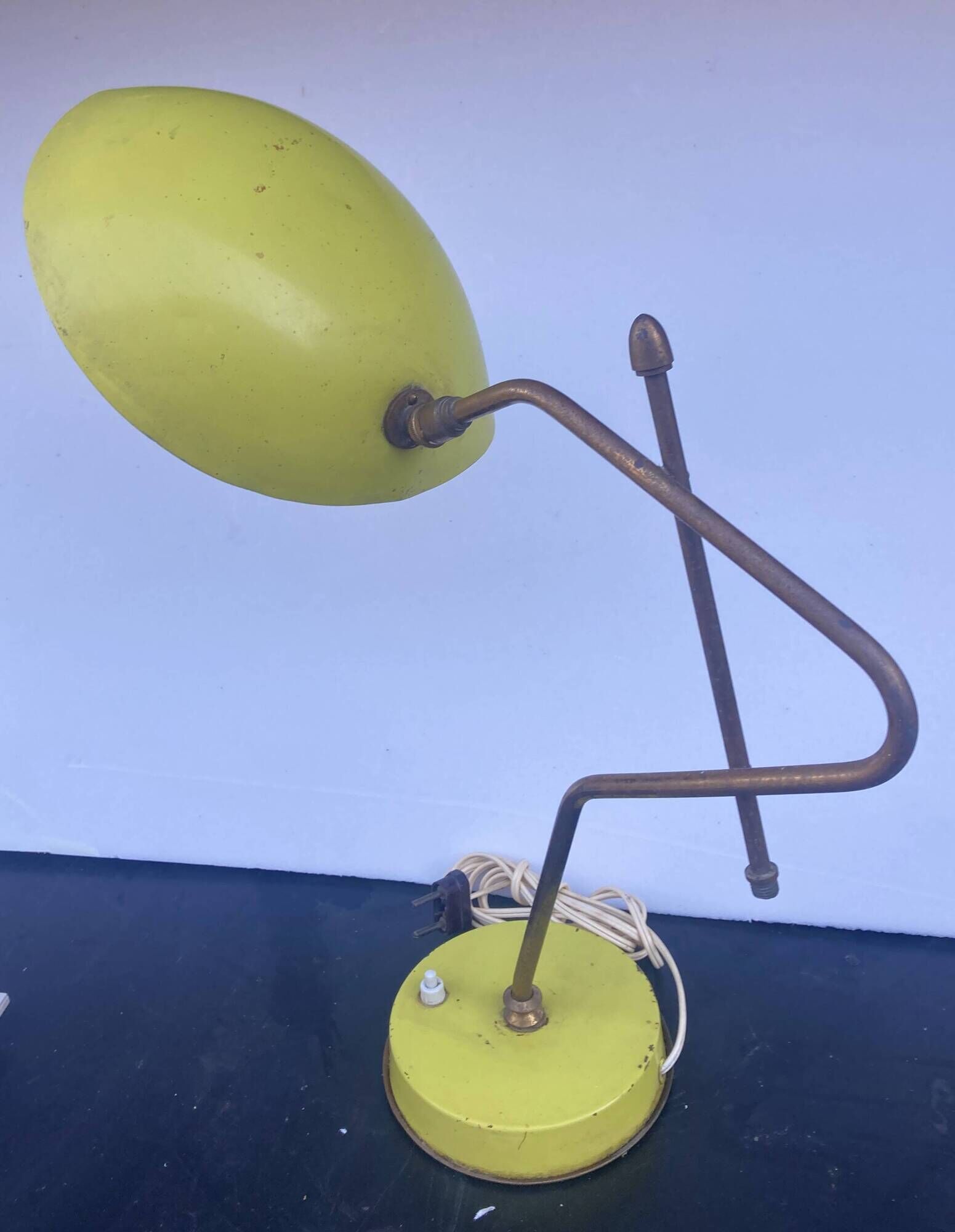 Desk lamp by jean boris lacroix - vintage from the 1950s - rare!!!