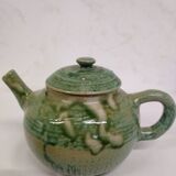 Stoneware teapot signed Pierre Lion