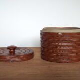 Sandstone salt pot