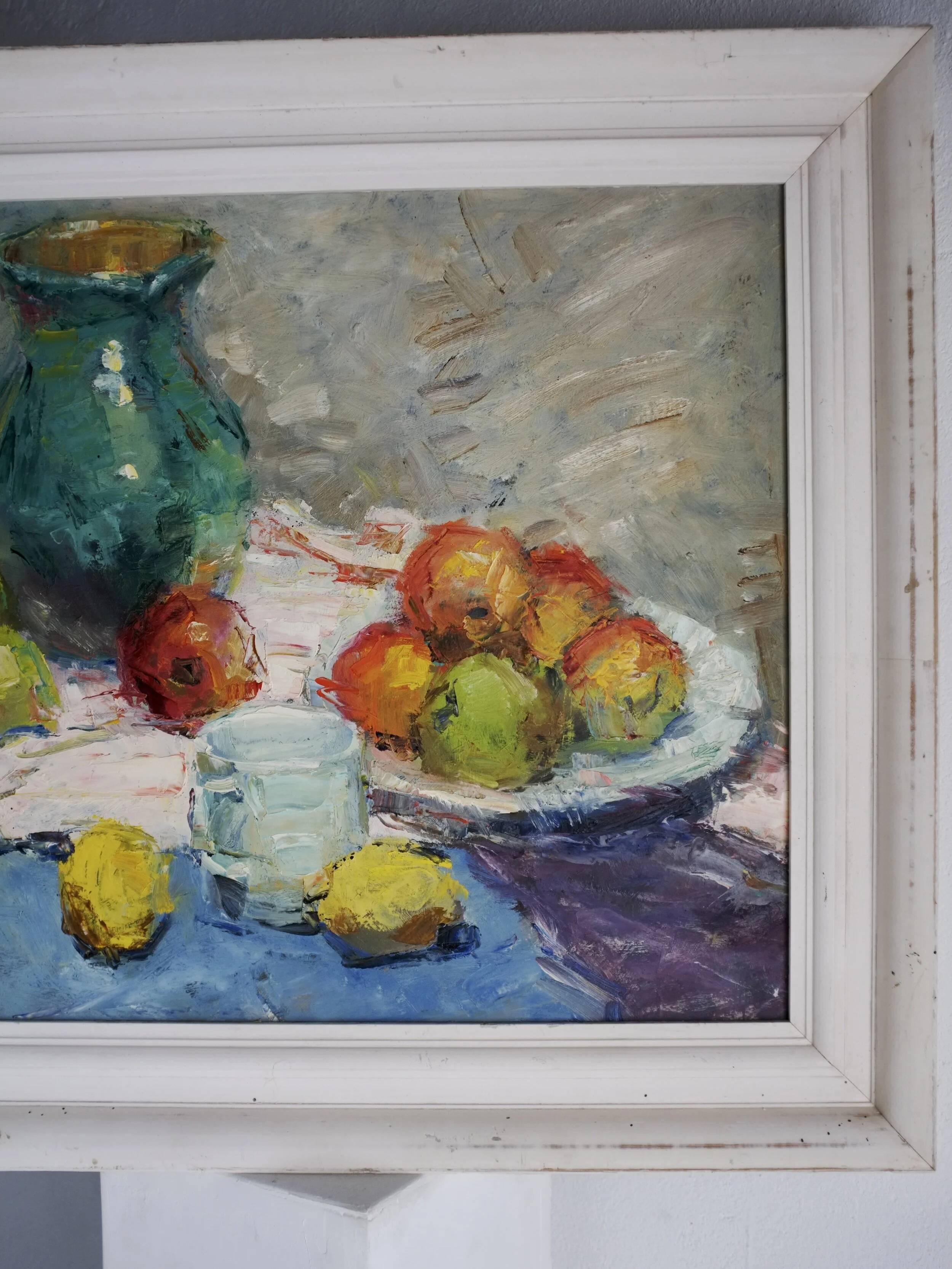 Vintage still life oil painting | Leonid Moshenkov | 1980s