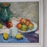 Vintage still life oil painting | Leonid Moshenkov | 1980s