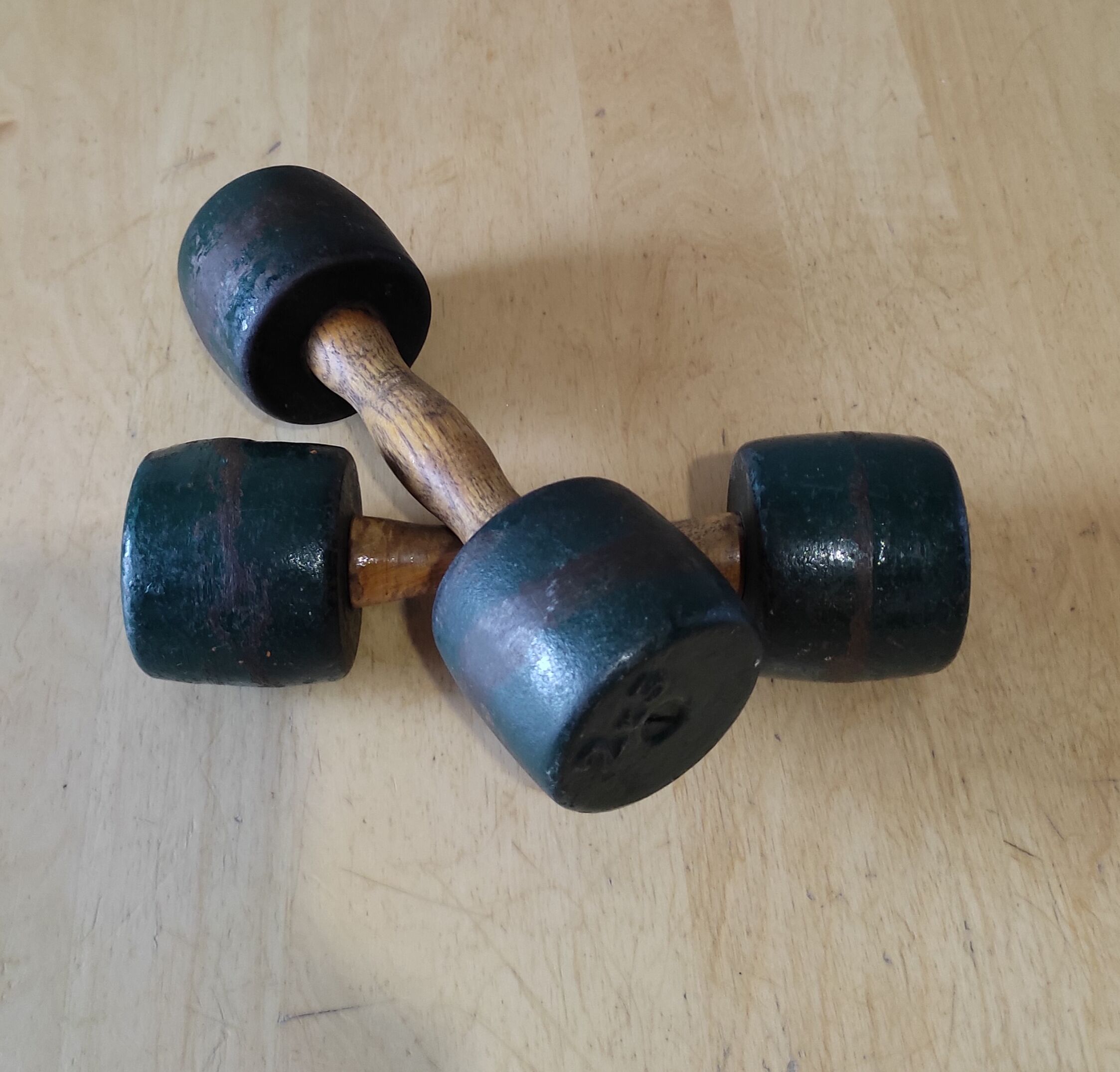 Haltères vintages 2,5 kg