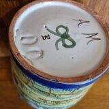 Earthenware pitcher from Nevers AM Montagnon