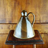 Conical pitcher with brown glaze - folk art - early twentieth century
