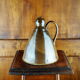 Conical pitcher with brown glaze - folk art - early twentieth century