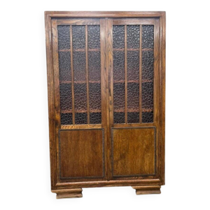 Vitrine en bois vintage