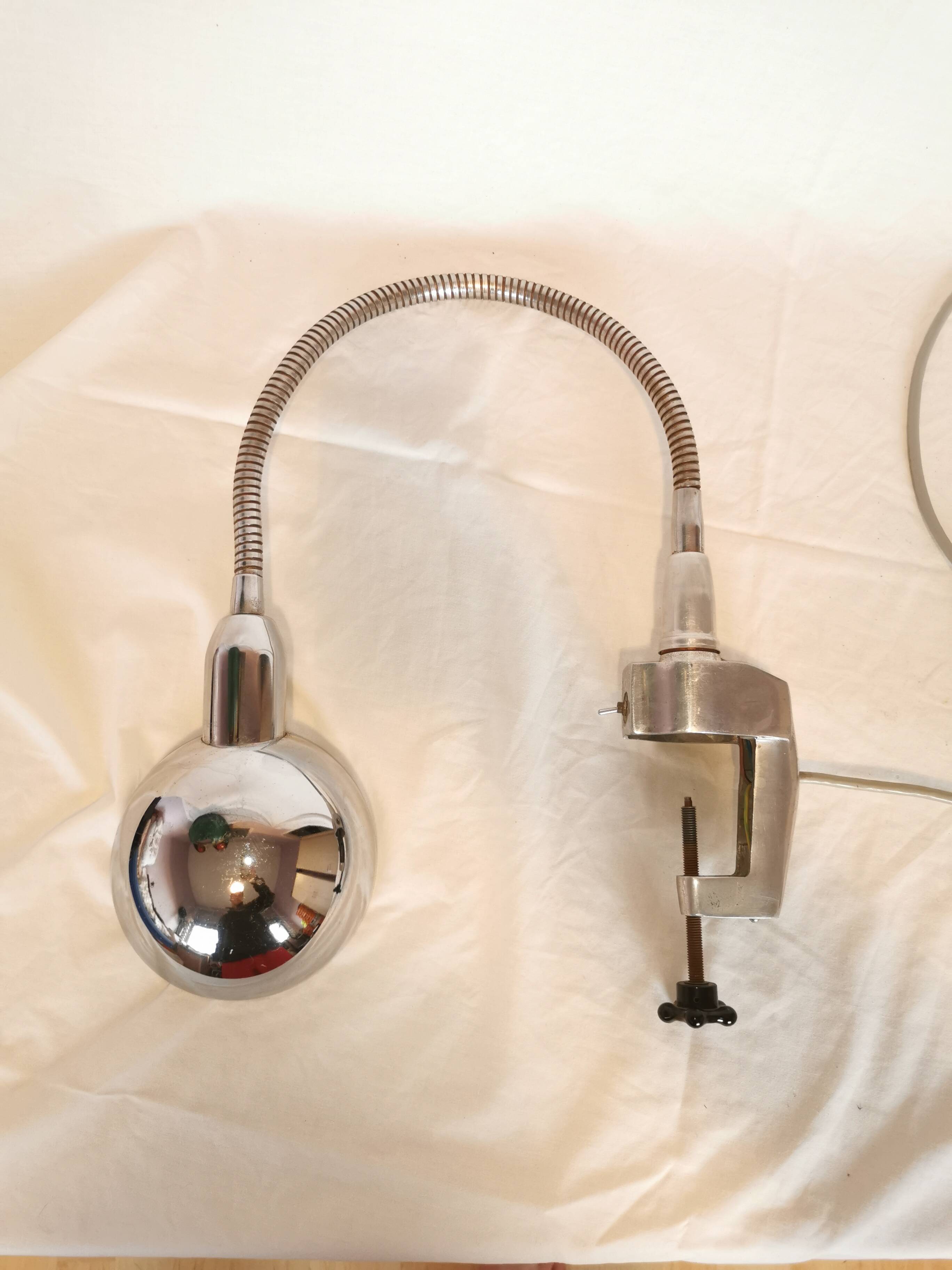 Jumo 215 flexible vice lamp, France, 1960.