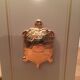 Lamp Turtle golden brass lacquered 70s