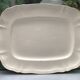 White rectangular dish, signed Digoin Sarreguemines France.