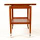 Tea cart with folding tray Poul Jeppesen Denmark circa 1965