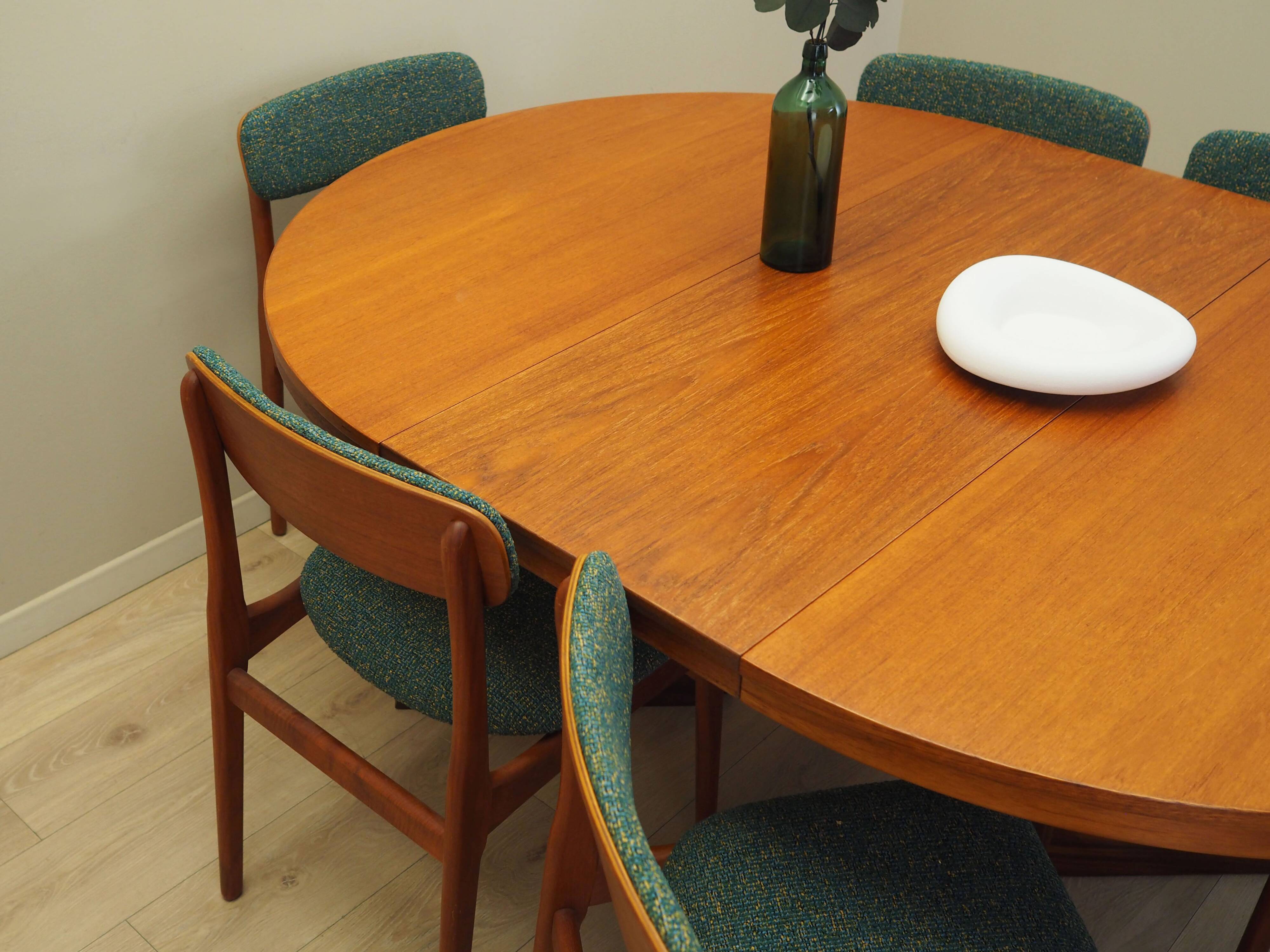 Set of six teak chairs, Danish design,  N. & K. Bundgaard Rasmussen