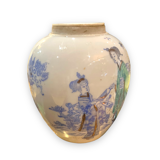 Asian porcelain covered pot