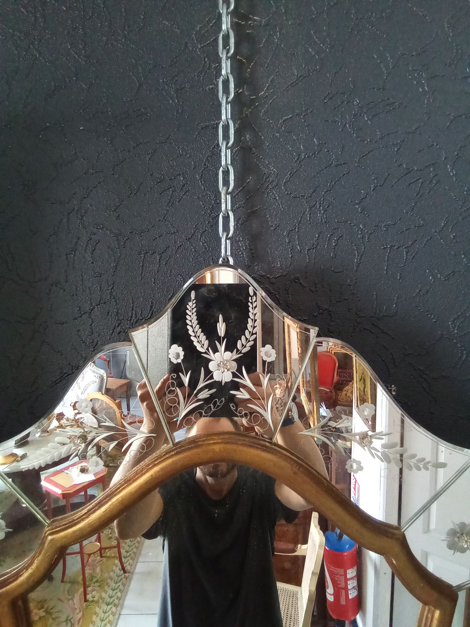 Venetian mirror 84 X 62cm