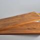 Vintage mid century brutalist pinecwall shelf