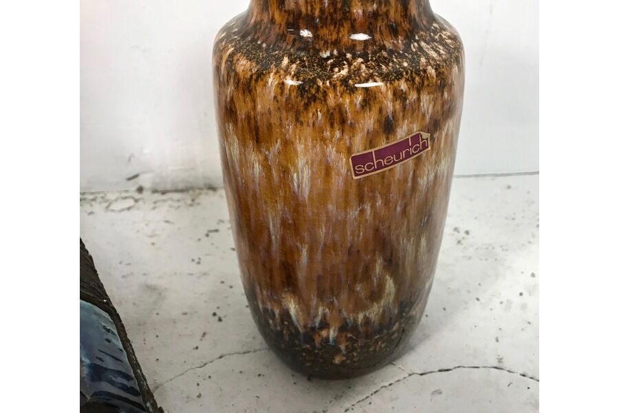 Set of 15 1960 ceramic vases