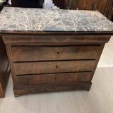 4-drawer chest of drawers with marble