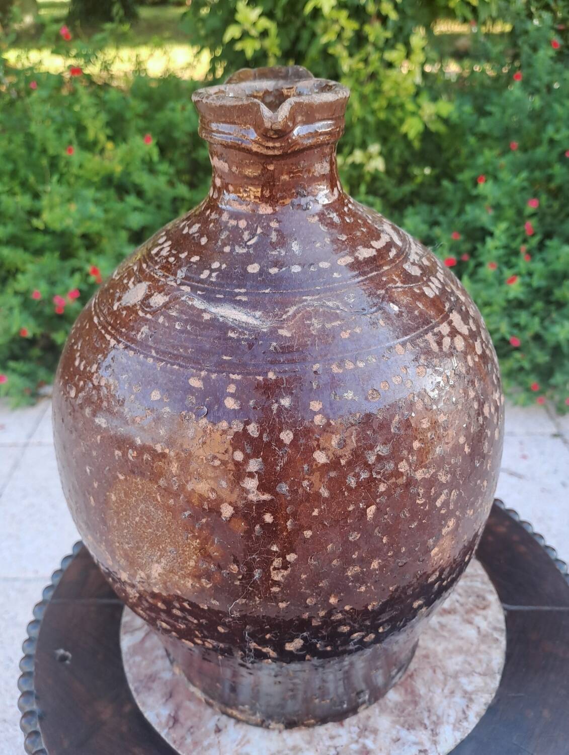 19th century glazed terracotta jug