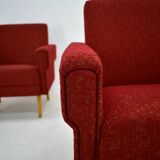 Paire de fauteuils des années 1950, Tchécoslovaquie