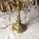 Paire de girandoles en bronze vers 1940