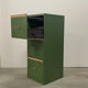Metal filing cabinet with 3 drawers, 1970s.