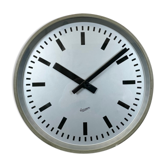 Grey Industrial Wall Clock from Ericsson, 1960s