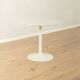 Side table by Opal Möbel, 1970s, Space Age, white