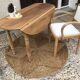 Table de ferme ovale