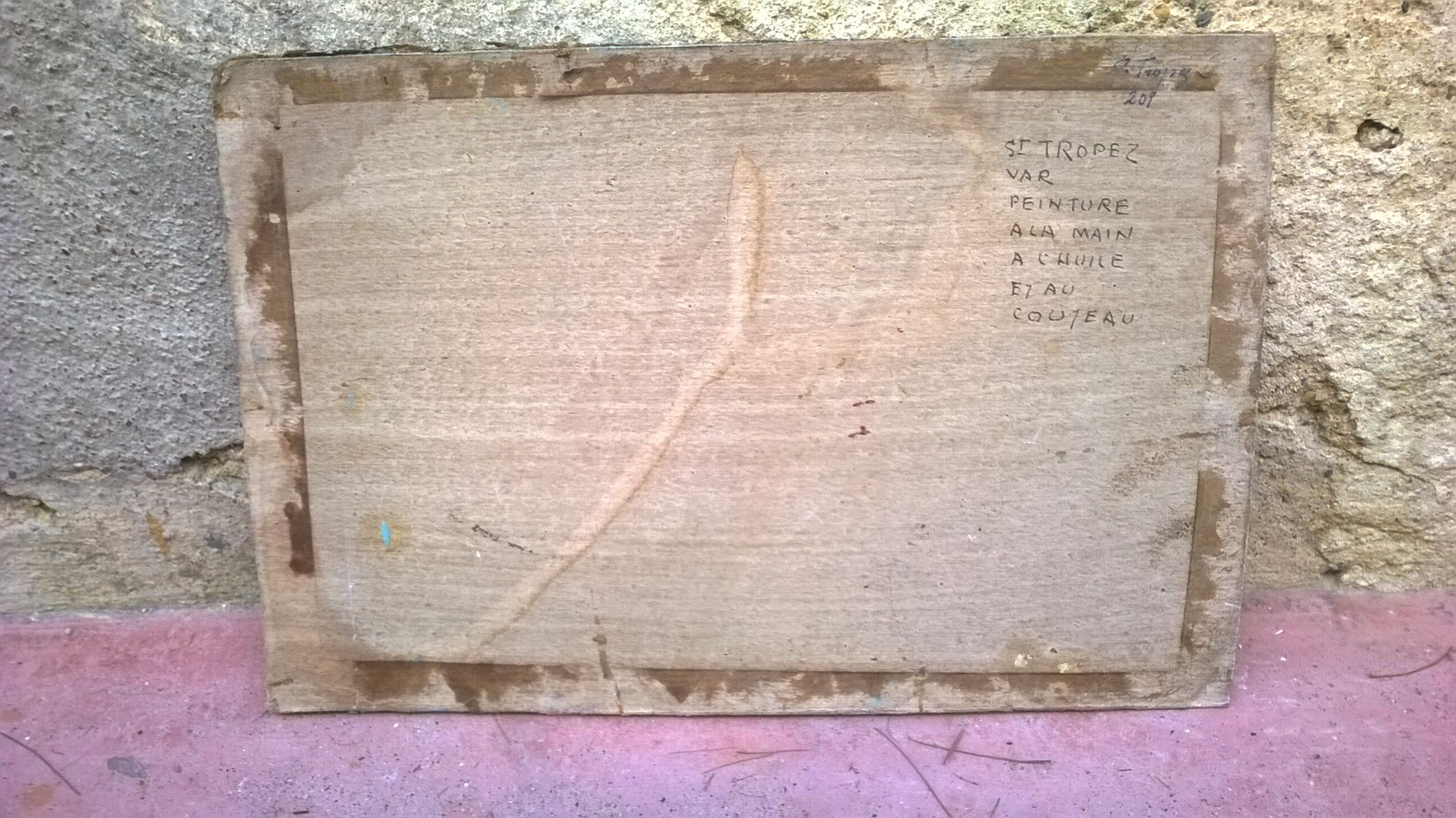 Peinture de St Tropez par Le Vigon