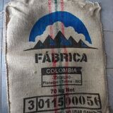 Coffee burlap bag colombia fabrica