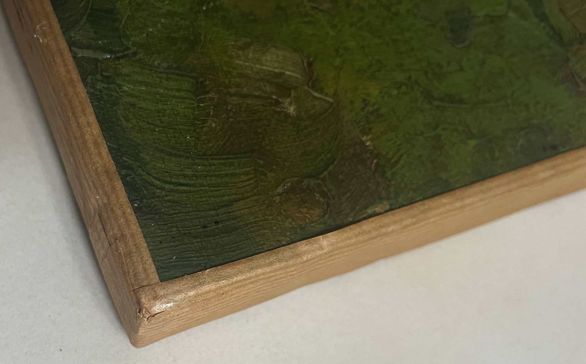 Tableau HST "Maison de campagne" éc. Allemande début XX° siècle