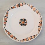 Badonviller Earthenware Dessert Plates Vintage Rosette Model