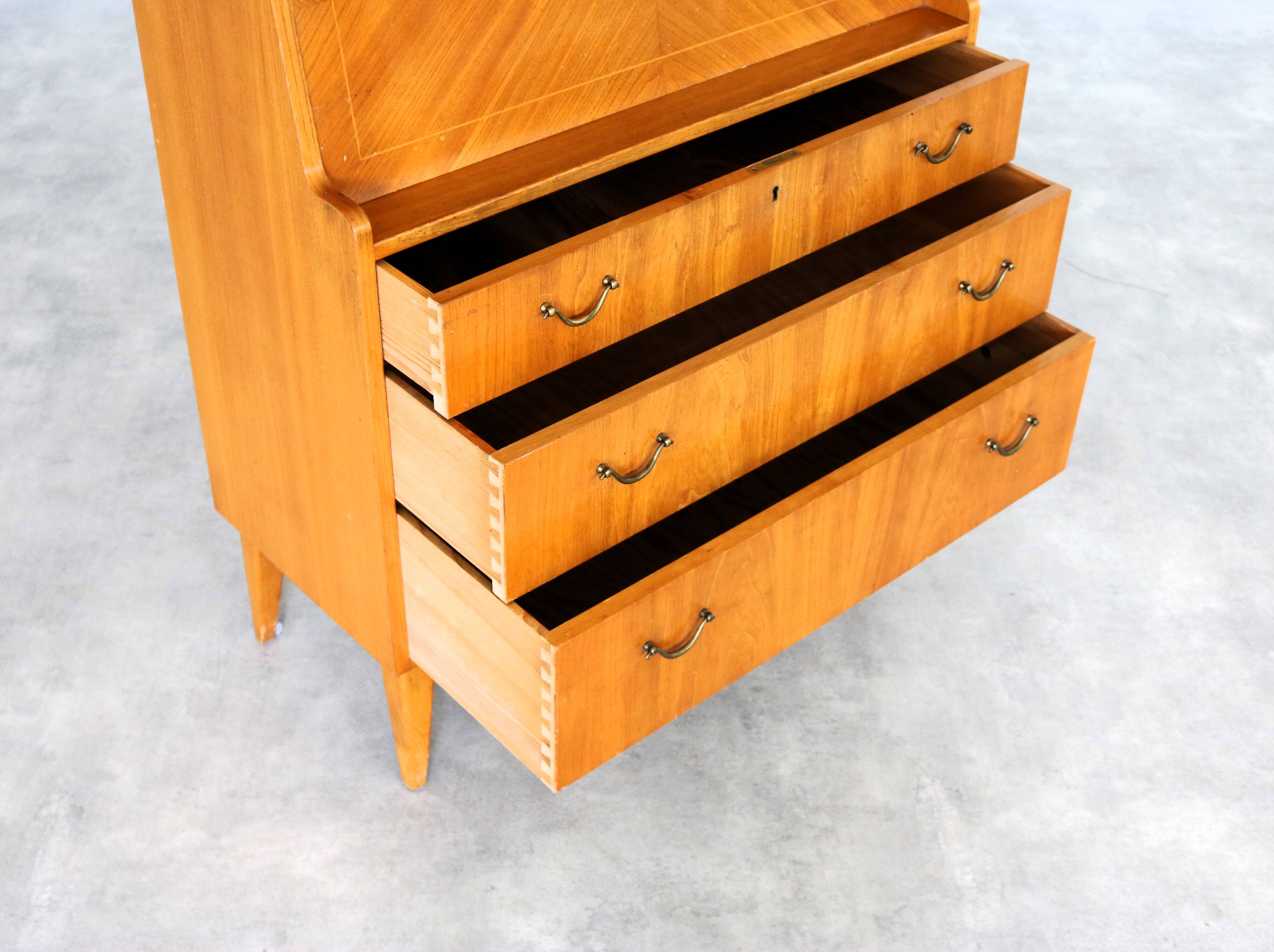 vintage secretary | desk | cupboard | Swedish
