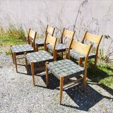 6 vintage Scandinavian chairs