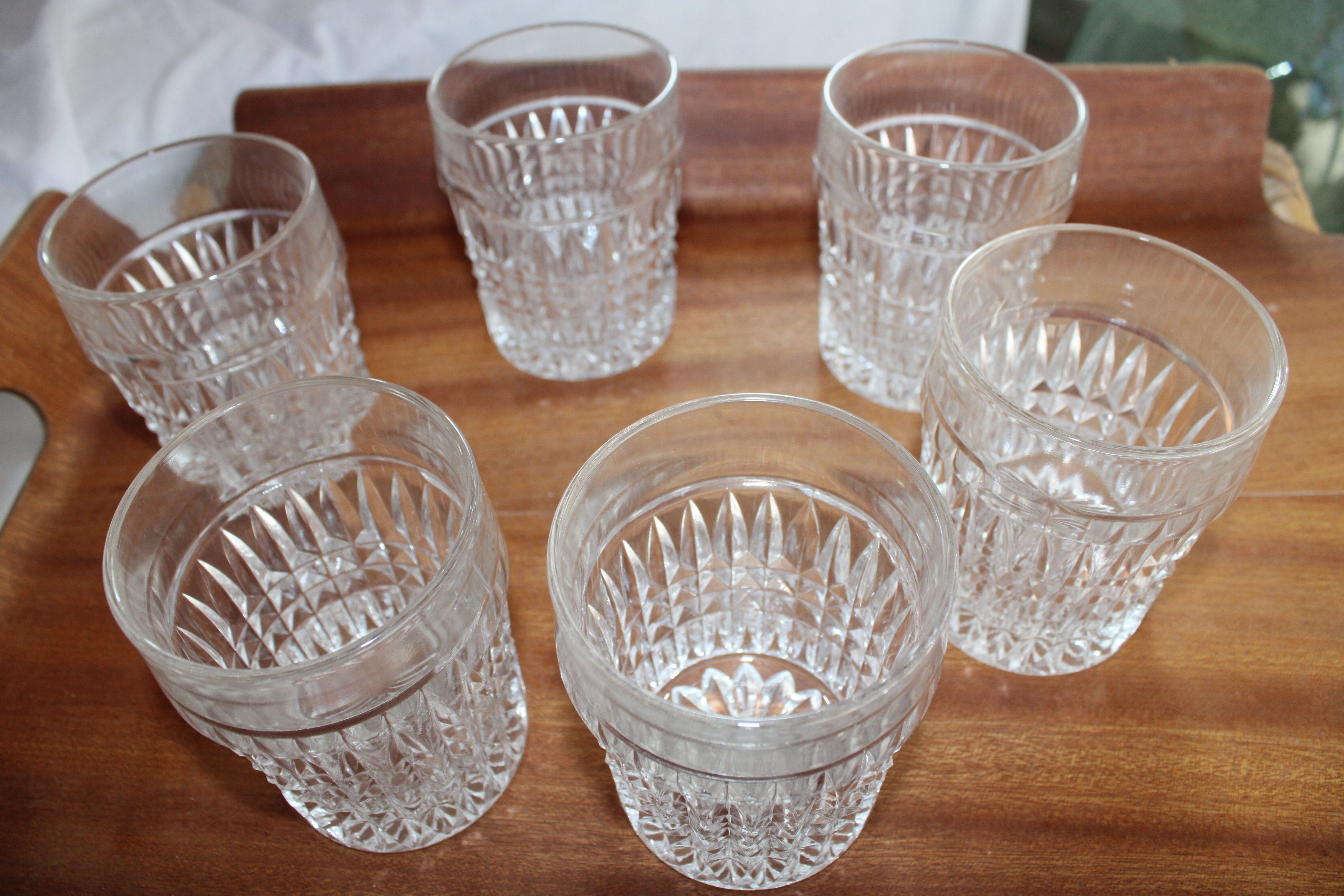 Lot 6 Whisky or Water Glasses