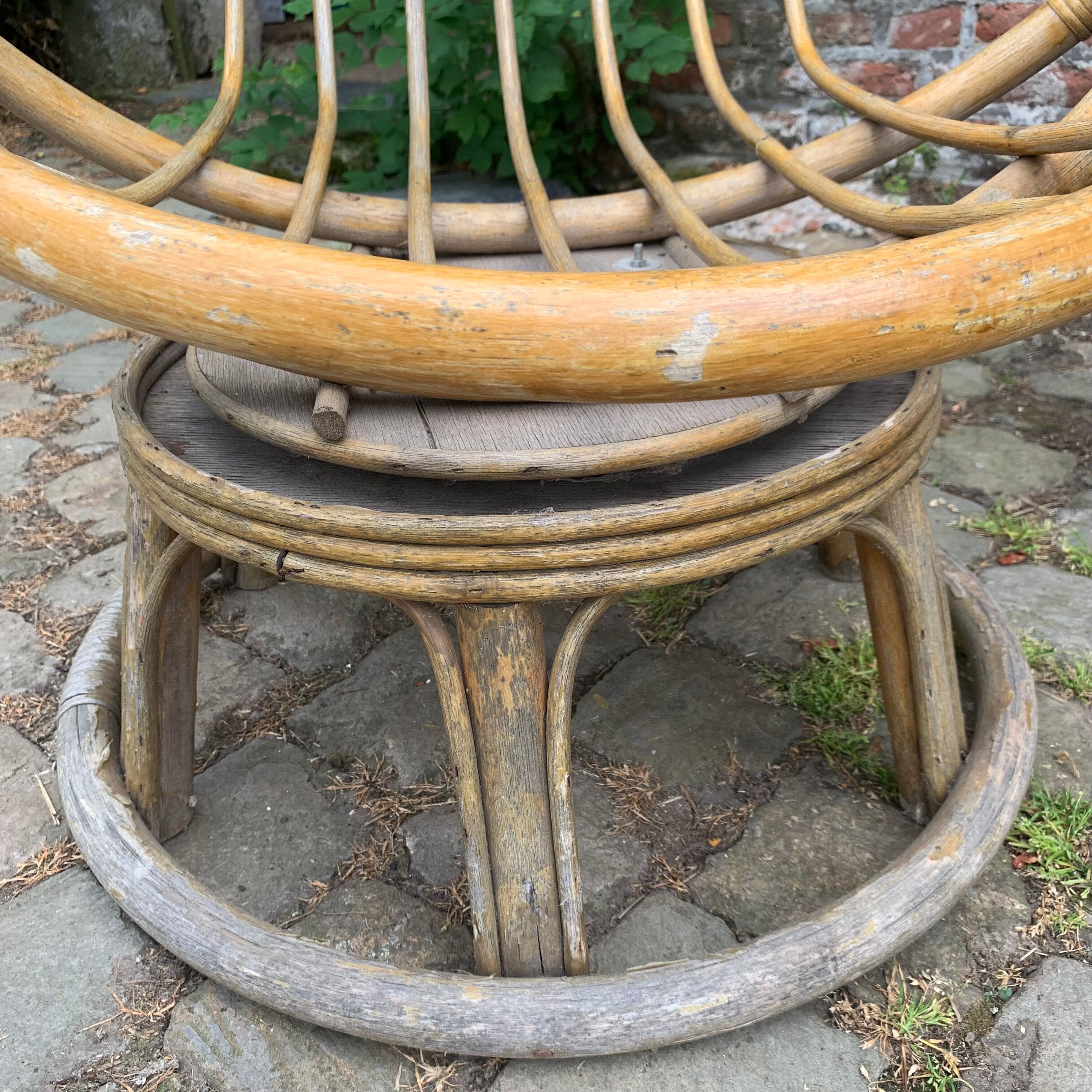 Rattan garden furniture