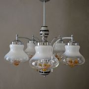 Lustre vintage original des années 1970 Mazzega Murano