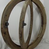 Window round porthole oak