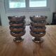Set of 8 stainless steel ice cream bowls 18% - made in France
