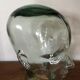 Vintage glass head jar