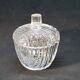 Covered box in villeroy and boch crystal shell shape vintage