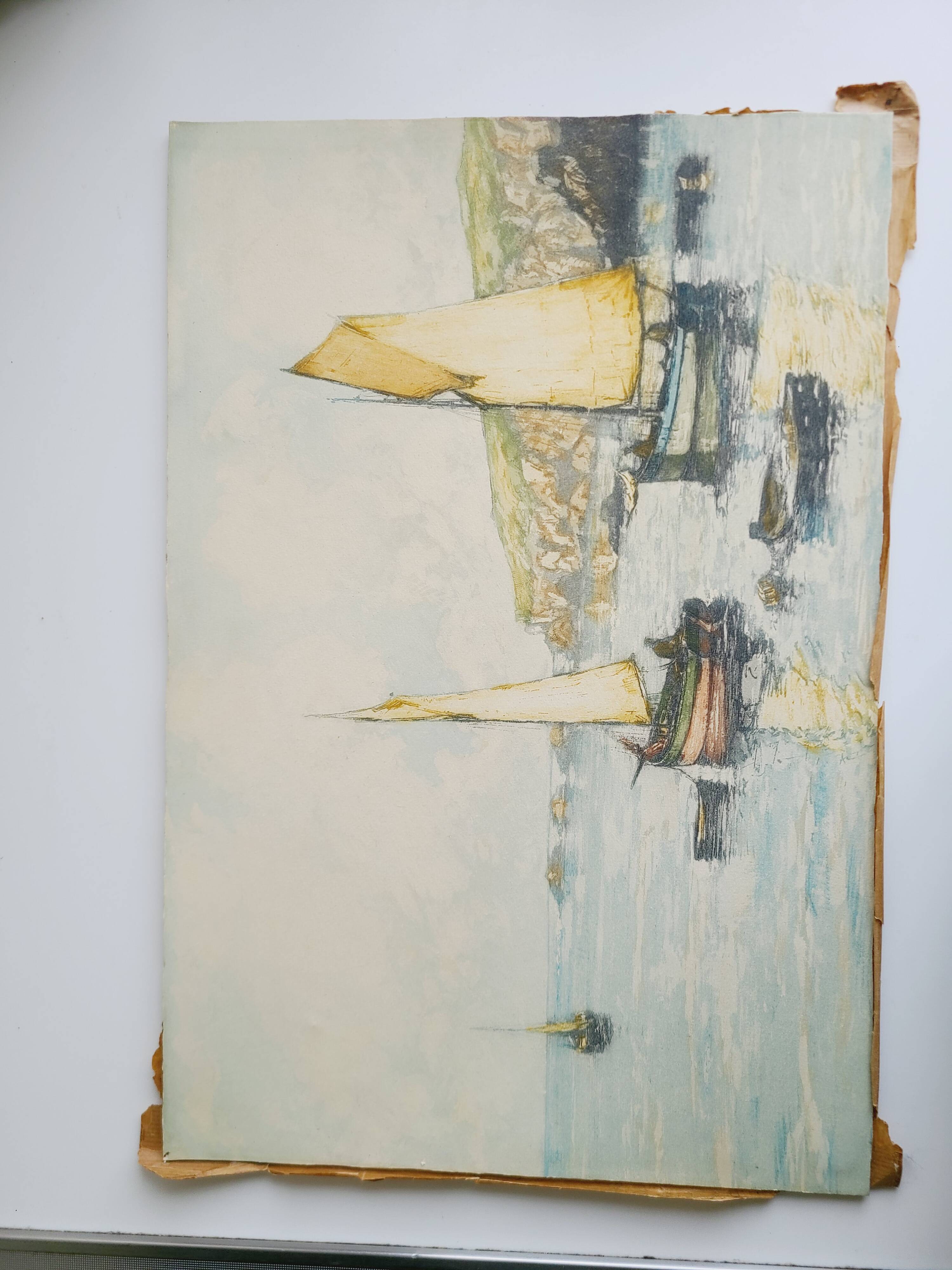 Etching and aquatint A. Lafitte 49 x 33.5 cm