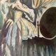 La mascarade, technique mixte, XIXème siècle