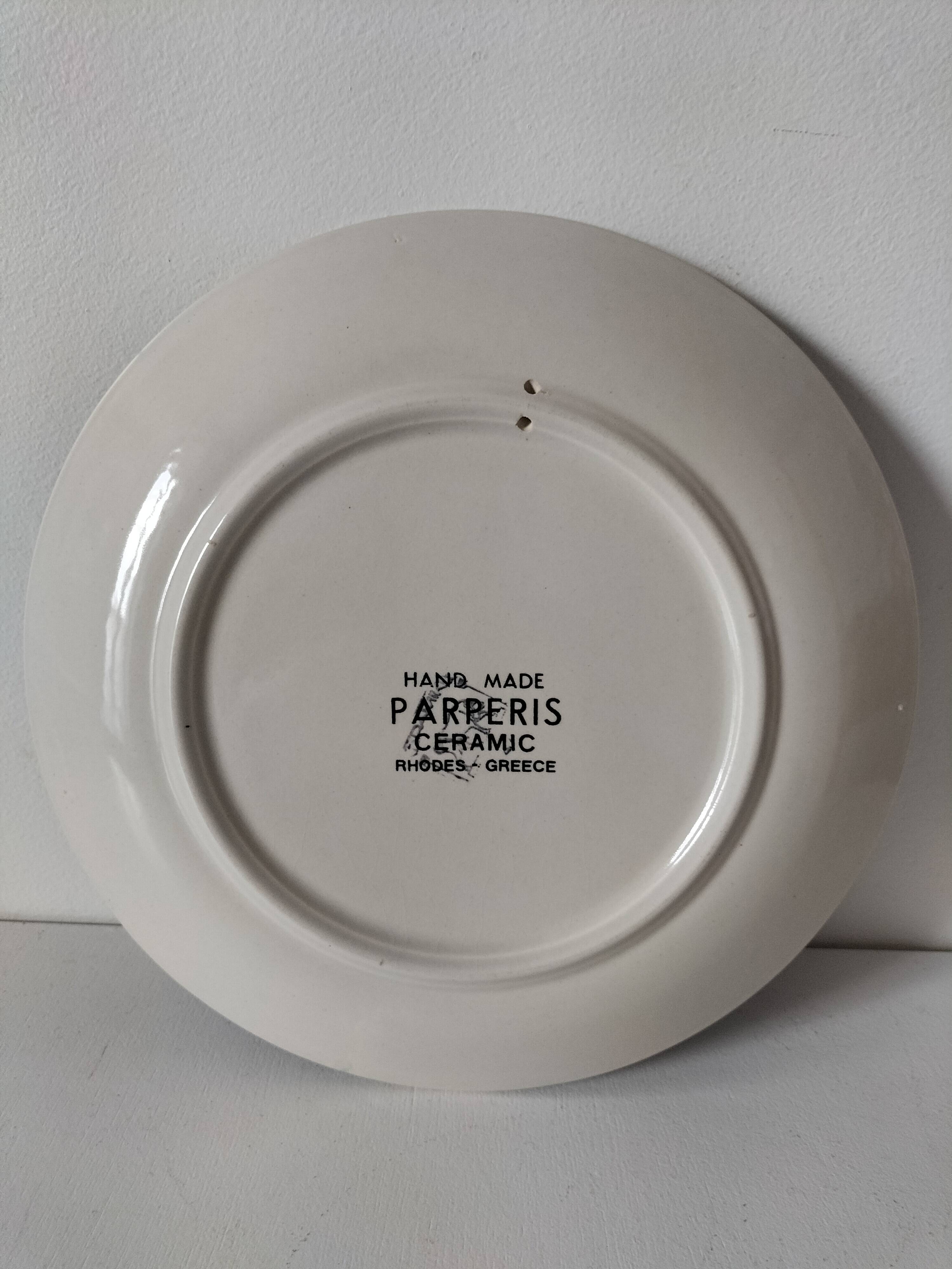 Rhodes hand painted plate