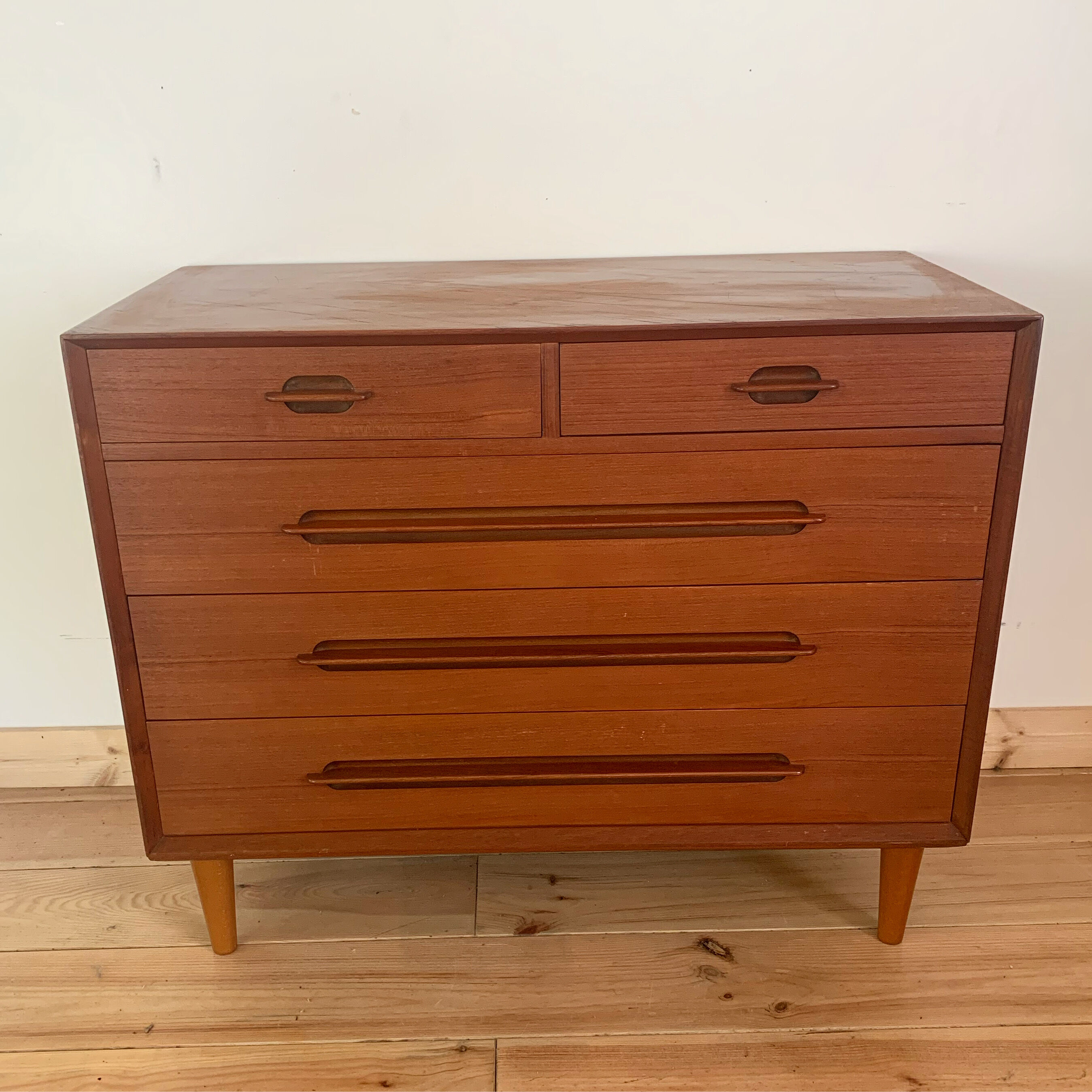 Vintage Danish teak dresser