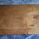 Coffee table or end of sofa making review holders in oak and wrought iron