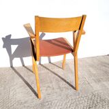 Chair bridge compass vintage 1960 red