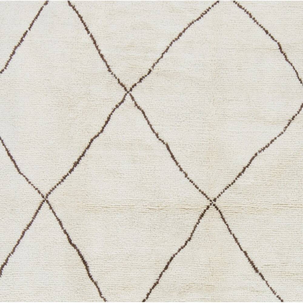Hand-knotted Moroccan Tulu Rug. 100% Natural Wool. Atlas Design Contemporary Carpet. Custom Options Available
