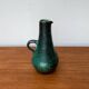 Carafe vase of studio pottery in a minimalist mid-century style by Helma Klett for Kunsttöpferei Klett, 1960s.